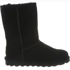 BearPaw Women's Black Winter Suede Boots Size 10/11